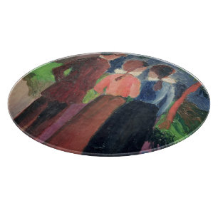 The Walk, 1914 Cutting Board