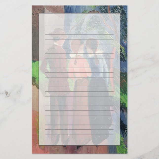 The Walk, 1914 Stationery (Front)