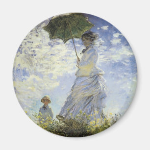 The Walk, Lady with a Parasol Magnet