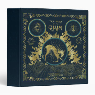 The Walk of the Qilin Golden Water Tapestry Binder