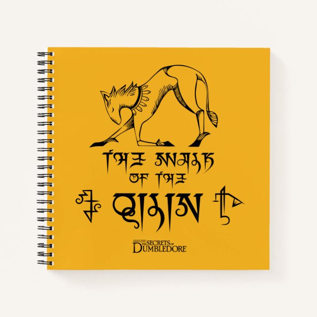 The Walk of The Qilin Line Graphic Notebook (Front)