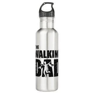The Walking Dad Funny Gift for Father 710 Ml Water Bottle