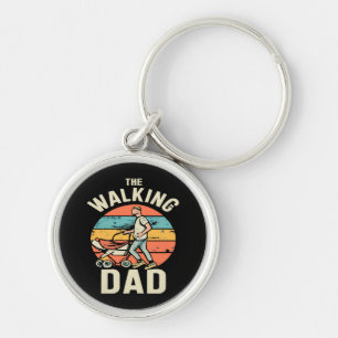 the walking dad keychain