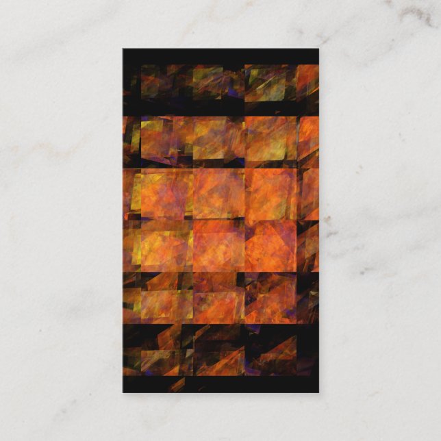 The Wall Abstract Art Business Card (Front)