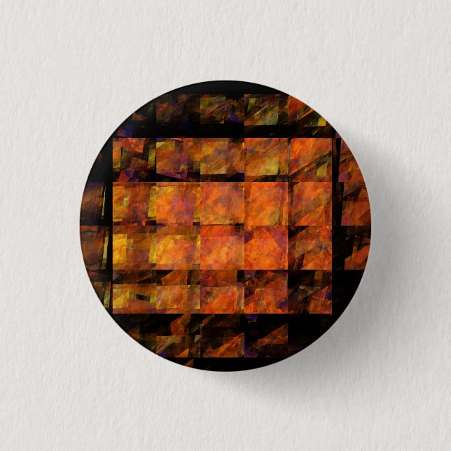 The Wall Abstract Art Button (round) (Front)