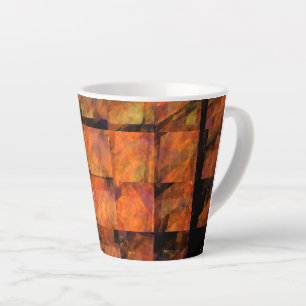 The Wall Abstract Art Latte Mug