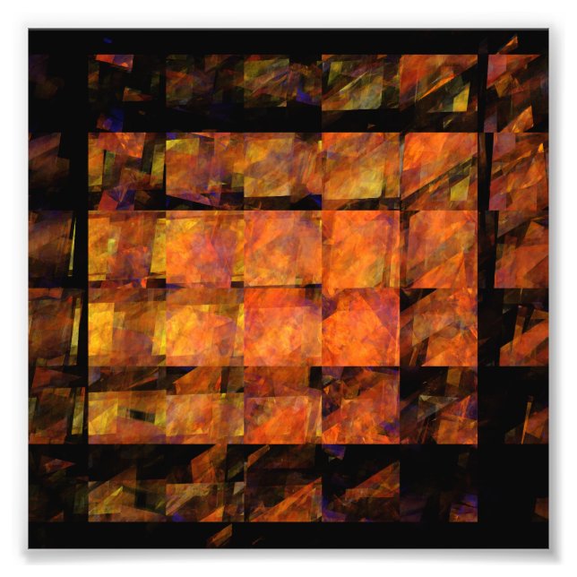 The Wall Abstract Art Photo Print (Front)