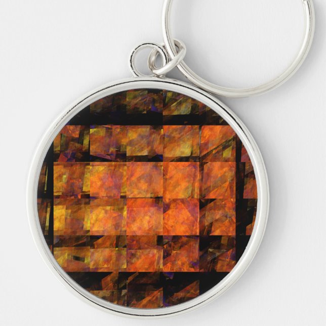 The Wall Abstract Art Small Keychain (Front)