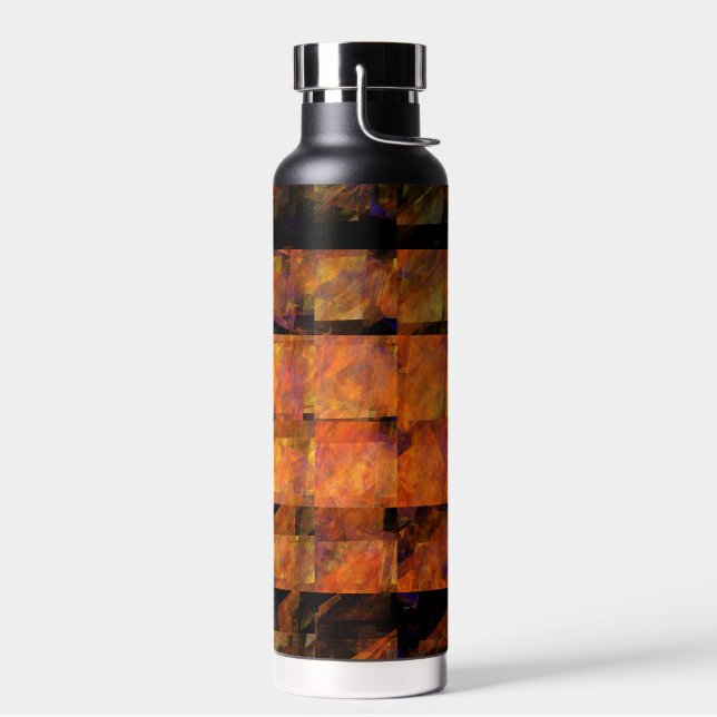 The Wall Abstract Art Water Bottle (Left)
