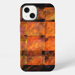 The Wall Abstract Geometric Fire Art Modern iPhone 13 Case