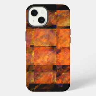 The Wall Abstract Geometric Fire Art Modern iPhone 13 Case