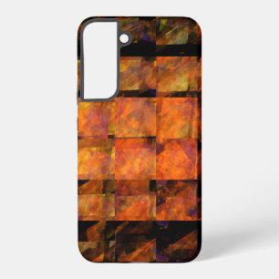 The Wall Abstract Geometric Fire Art Modern Samsung Galaxy Case