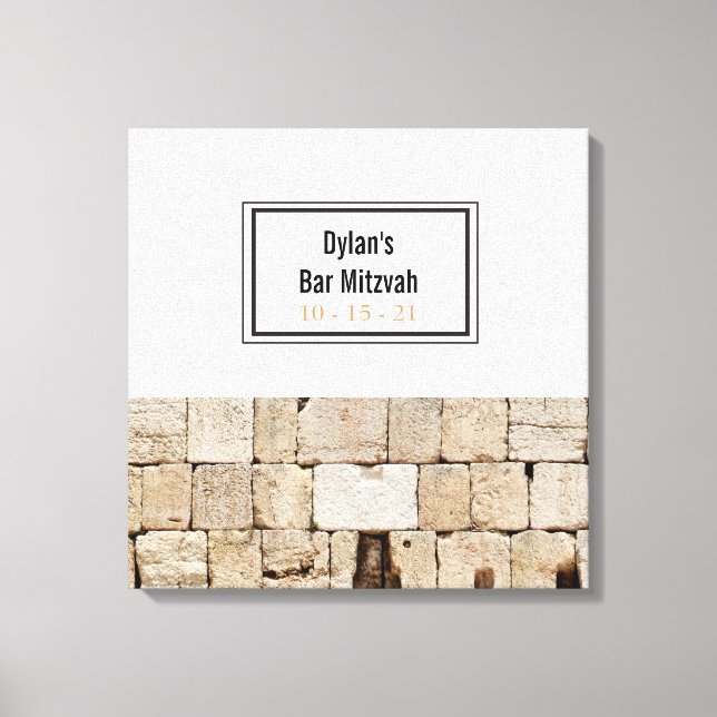 THE WALL Bat Bar Mitzvah Sign In Board (Front)