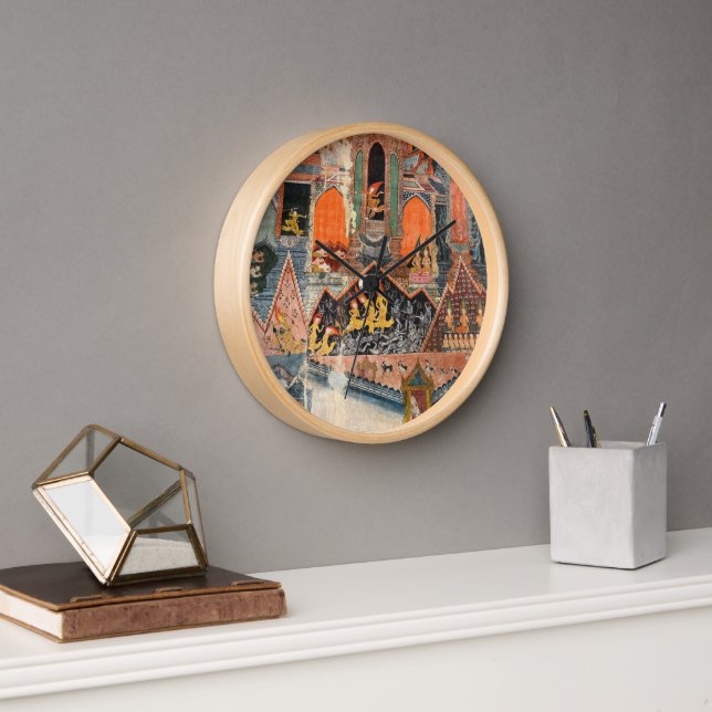 The Wall Paintings of Vat Pa Huak Clock (Office)