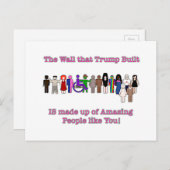 The Wall that Trump Built Postcard (Front/Back)