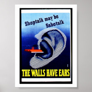 The Walls Have Ears Poster