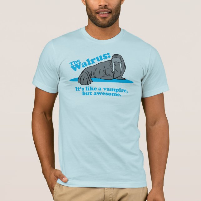 The Walrus Vampire T-Shirt (Front)