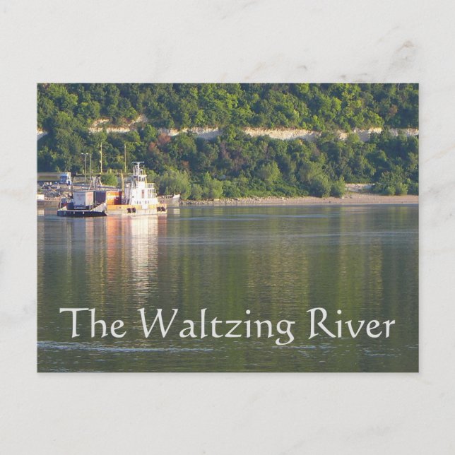 The Waltzing River Postcard (Front)