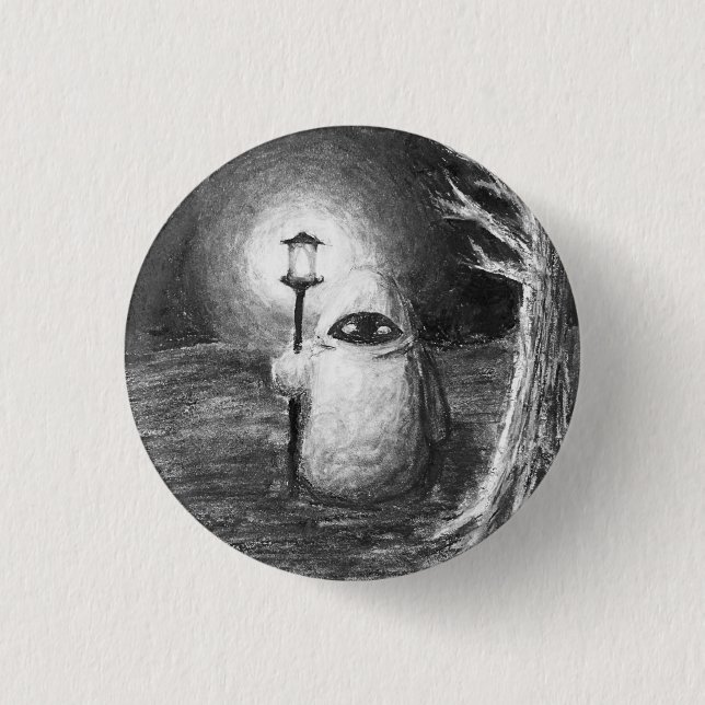 The Wanderer 1 Inch Round Button (Front)