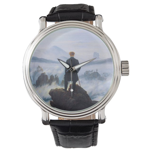 The Wanderer Above Sea Fog Caspar David Friedrich Watch (Front)