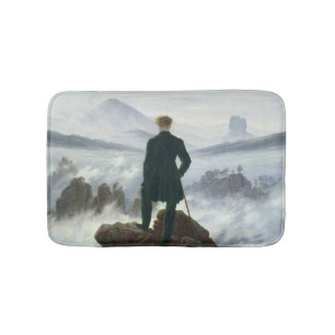 The Wanderer above the Sea of Fog, 1818 Bath Mat