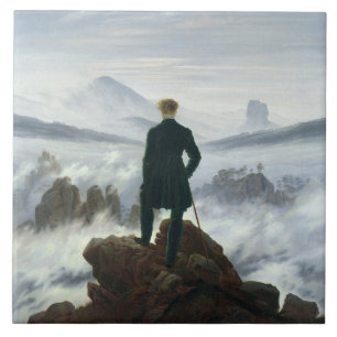 The Wanderer above the Sea of Fog, 1818 Tile