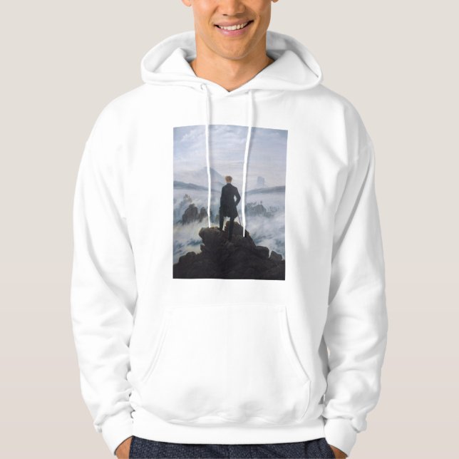 The wanderer above the sea of fog hoodie (Front)