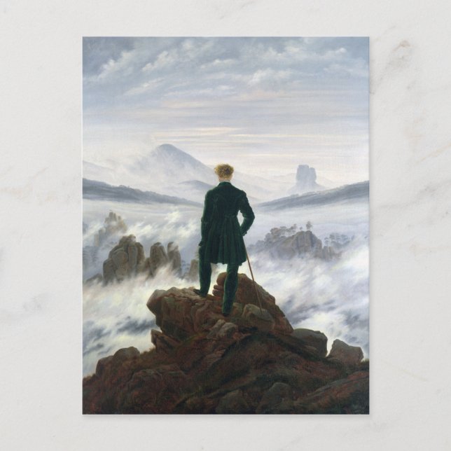 The Wanderer above the Sea of Fog Postcard (Front)