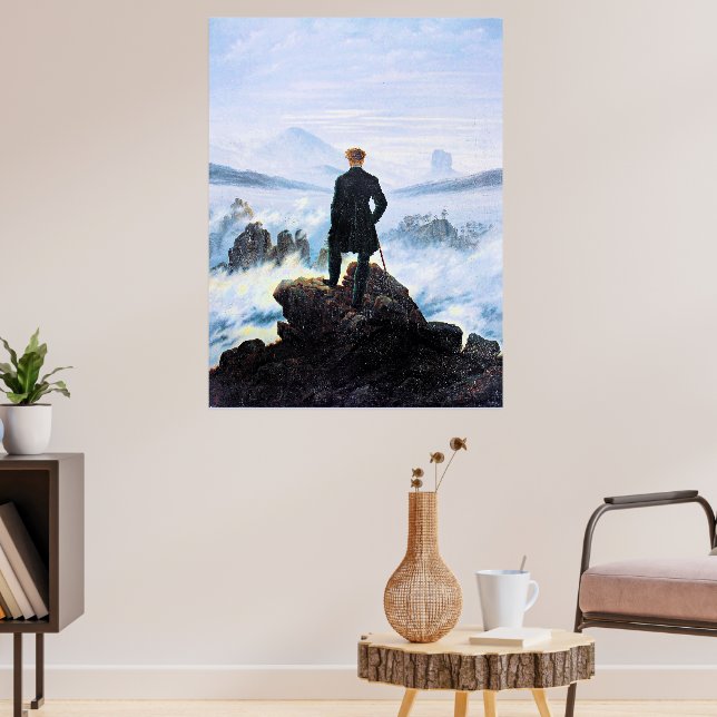 The Wanderer, fine art painting,  Poster (Living Room 3)