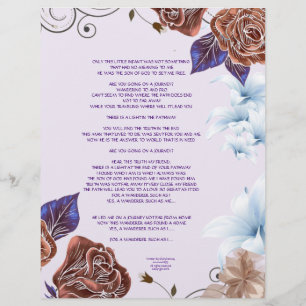 The Wanderer Writings Personalized Paper
