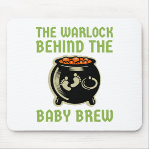 The Warlock Behind The Baby Halloween Costume  Mouse Pad