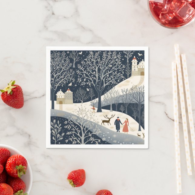 The Warmth of the Sun in the Winter Napkin (Insitu)
