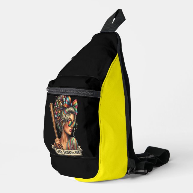 The Warrior Woman Cool Baseball Mom Sling Bag (Right Corner)