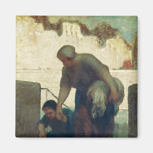 The Washerwoman, c.1860-61 Magnet
