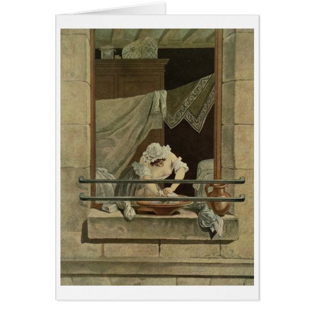 The Washerwoman, engraved by J. Laurent Julien (c1 (Front)