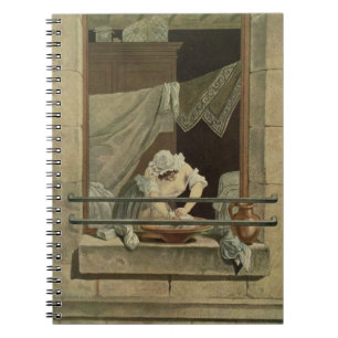 The Washerwoman, engraved by J. Laurent Julien (c1 Notebook