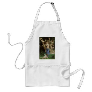 The Wasp's Nest by William Adolphe Bouguereau Standard Apron