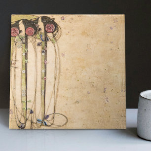 The Wassail Mackintosh Art Deco Wall Decor 3/3 Tile