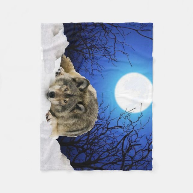 The Watcher Fleece Blanket (Front)
