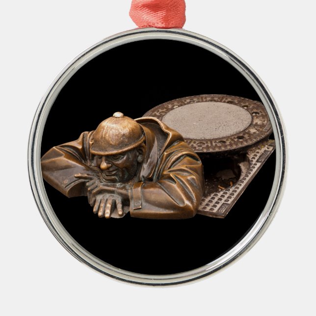 The Watcher Metal Ornament (Front)