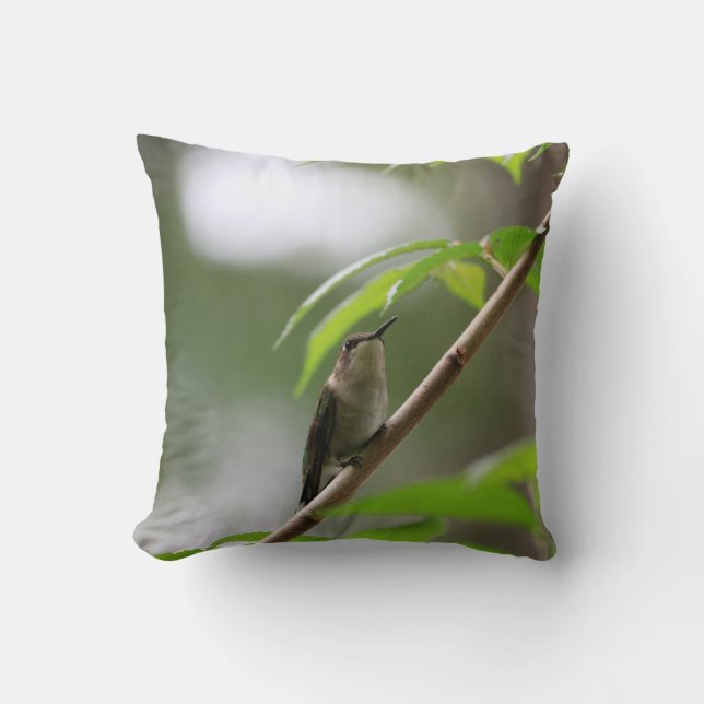 The Watcher Throw Pillow (Front)
