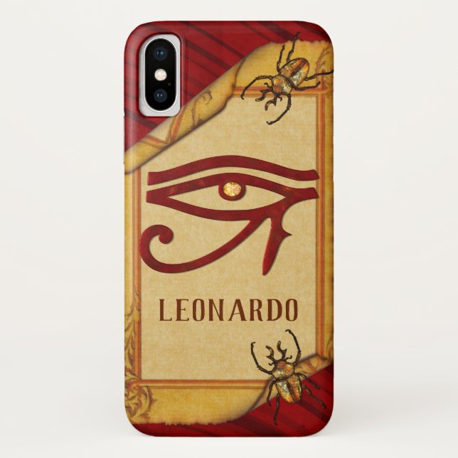 The Watchers Egyptian 3D Optical PERSONALIZE Case-Mate iPhone Case (Back)