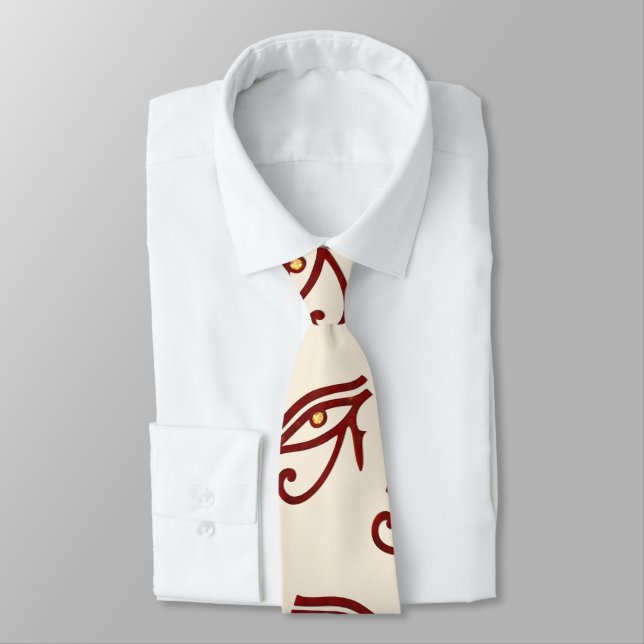 The Watchers Egyptian 3D Optical Tie (Tied)