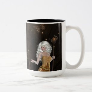 The Watchers - Fantasy Designs Two-Tone Coffee Mug