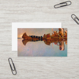 The Water Burial by Newell Convers Wyeth Business Card