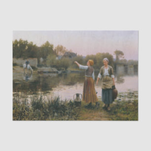 The Water Carriers by Daniel Ridgway Knight Tissue Paper