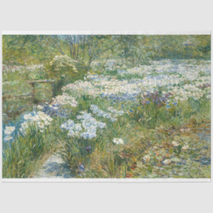 The Water Garden (by Childe Hassam) Tissue Paper