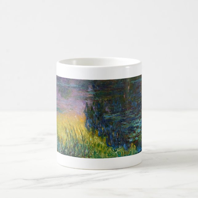 The Water Lilies - Setting Sun, Claude Monet, 1916 Coffee Mug (Center)