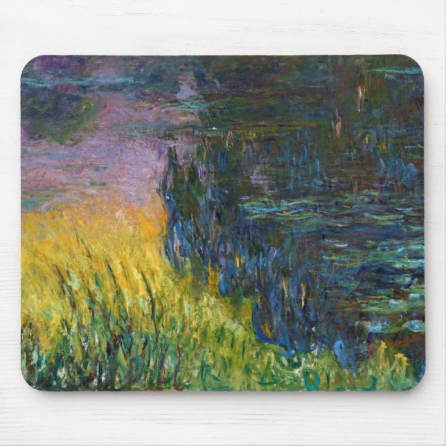 The Water Lilies - Setting Sun, Claude Monet, 1916 Mouse Pad (Front)