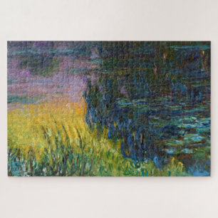 The Water Lilies - Setting Sun, Claude Monet Jigsaw Puzzle